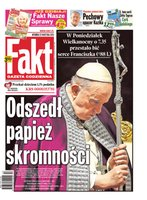 widok pierwszej strony Fakt