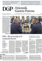 okłada najnowszego numeru Dziennik Gazeta Prawna