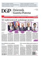 okłada najnowszego numeru Dziennik Gazeta Prawna