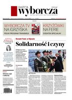 okłada najnowszego numeru Gazeta Wyborcza