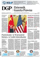 okłada najnowszego numeru Dziennik Gazeta Prawna