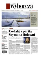 okłada najnowszego numeru Gazeta Wyborcza