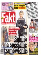 widok pierwszej strony Fakt