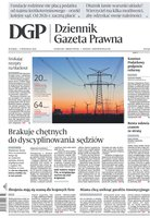 okłada najnowszego numeru Dziennik Gazeta Prawna