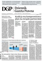 okłada najnowszego numeru Dziennik Gazeta Prawna