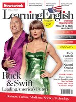 widok pierwszej strony Newsweek Learning English