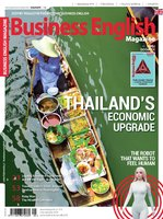 widok pierwszej strony Business English Magazine